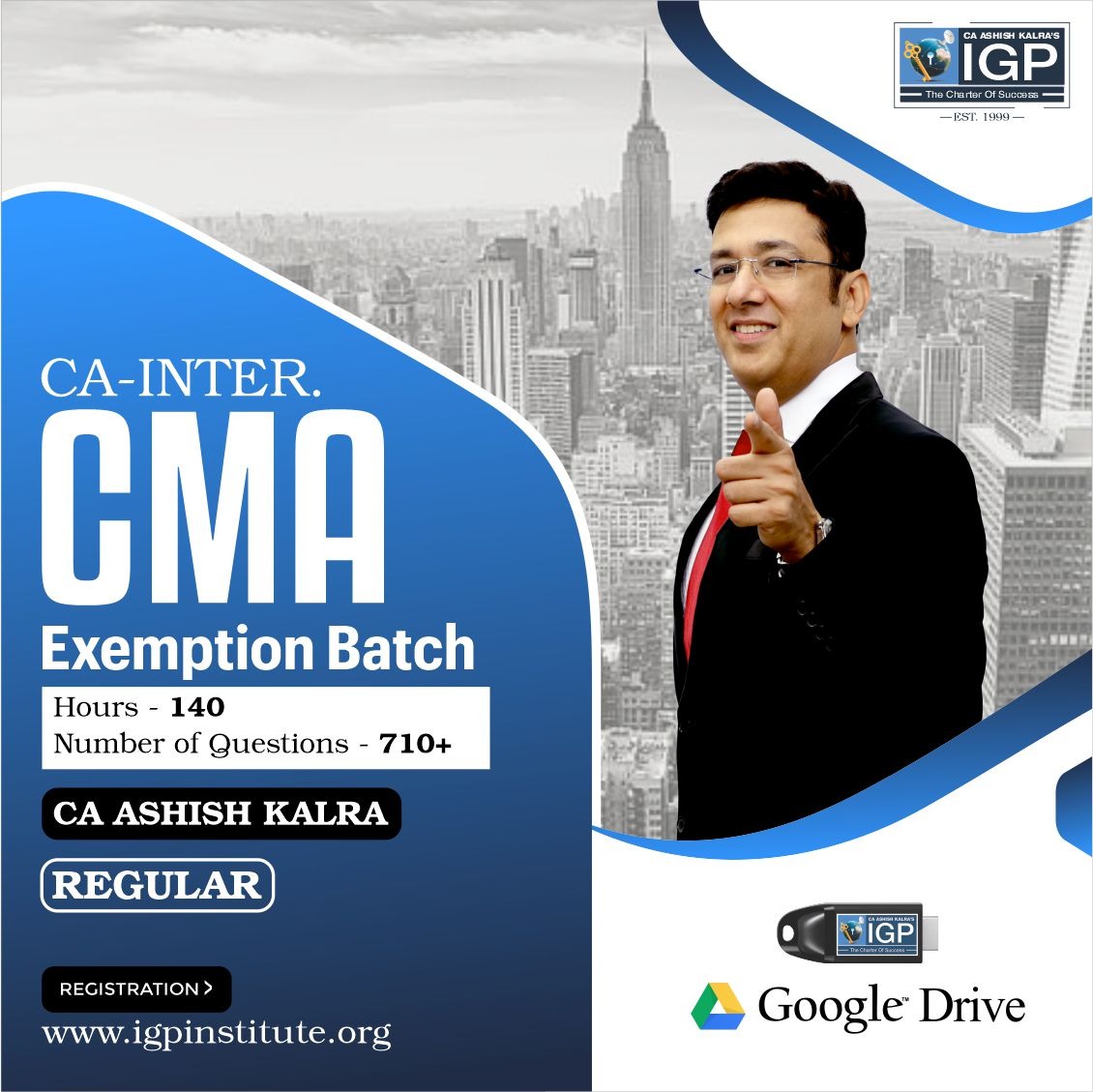 CA Inter CMA Exemption  Batch -CA-INTER-Cost Management Accounting (CMA) - CA Ashish Kalra